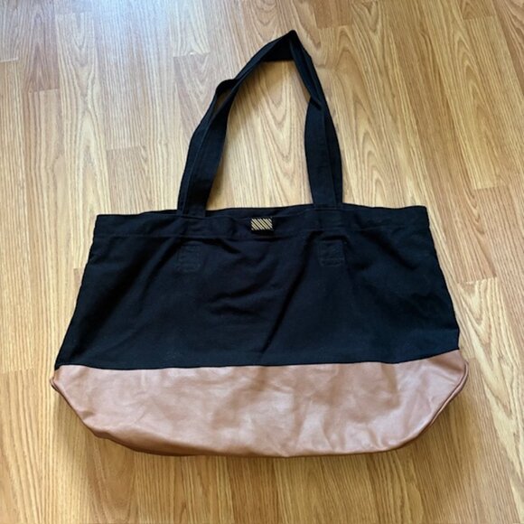 Billy Reid & Shindig Large Tote Canvas Bag Black - Picture 1 of 7